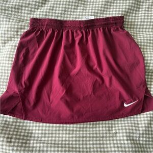 Nike Burgundy Dri-Fit Athletic Skirt